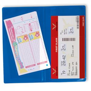 Porta schedine lotteria e biglietti aerei